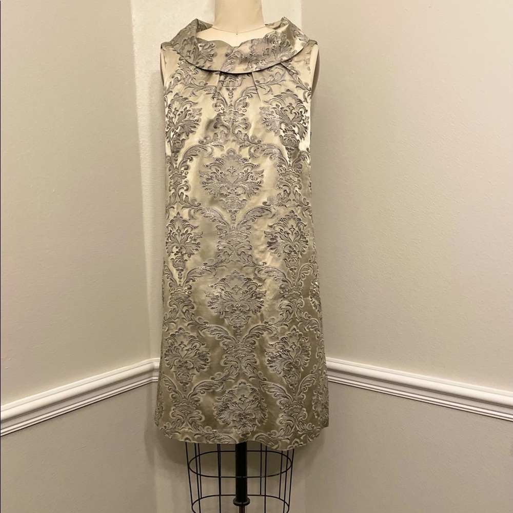 Beautiful Brocade Detail Dress